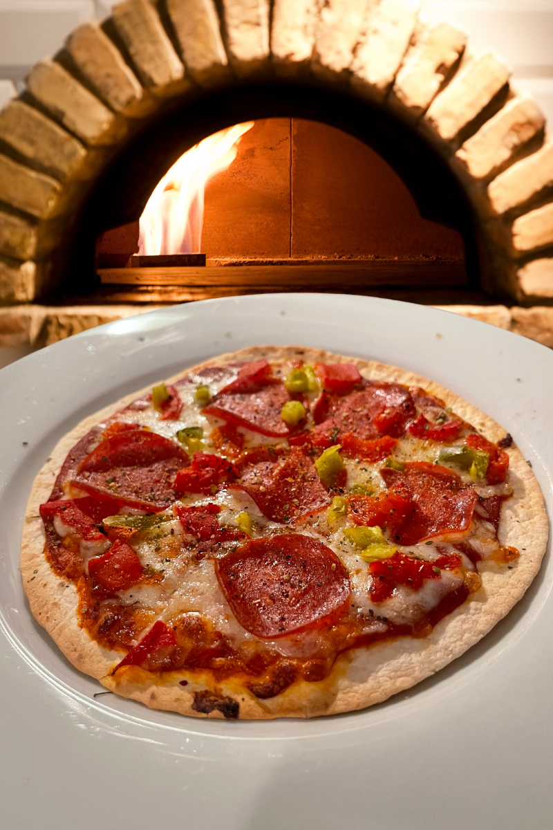 healthy pizza recipe with rayrayspices.com