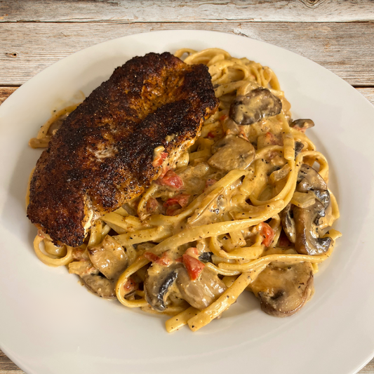 cajun chicken cajun pasta recipe with rayrayspices.com